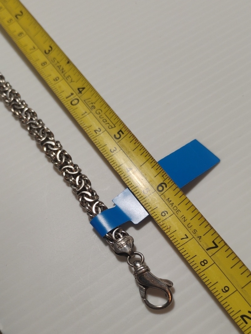 Atasay Kuyumculuk 925 AK Byzantine Turkey Bracelet 7" Length - Picture 5 of 6